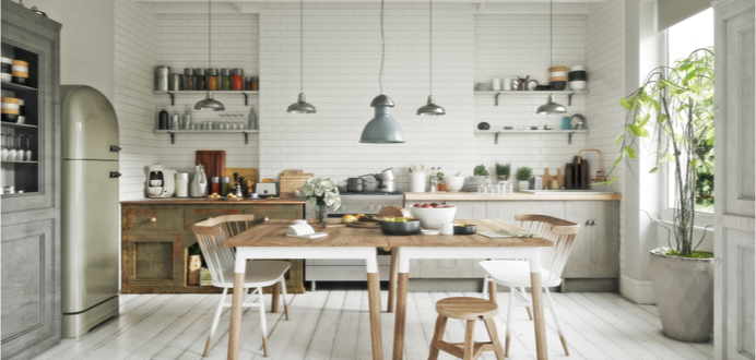 Dekorace do kuchyně ve skandinávském stylu inspirace