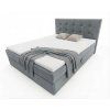 Čalouněná postel boxspring DIRELIS TRINITY 160x200 cm šedá do moderní ložnice