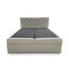 Moderní čalouněná postel boxspring DIRELIS VIBE 180x200 cm krémová s prošívaným čelem