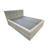 Designová čalouněná postel boxspring DIRELIS VIBE 180x200 cm krémová do ložnice