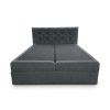 Čalouněná postel boxspring DIRELIS VIBE 180x200 cm tmavě šedá v elegantním provedení